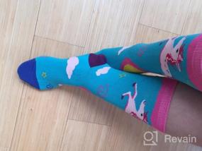 img 5 attached to Новинка: носки с изображением ламы и фламинго для женщин и девочек: забавные подарки от HappyPOP в виде ламы с милыми узорами в виде пончиков и фламинго