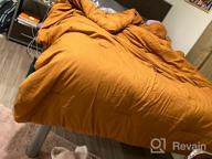img 1 attached to 🍊 CLOTHKNOW Burnt Orange Comforter Set Queen - Terracotta Rust Bedding for Women and Men - Soft Cozy 3Pcs Solid Rusty Bed Comforter Sets Queen review by Justin Kedzior