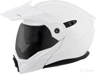 🦂 scorpion at950 solid helmet - medium size (white) logo