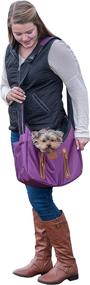 img 3 attached to 👜 Cat & Dog Tote/Sling Carrier with Storage Pocket, Washable Liner, Zippered Top, Mesh Windows, 2 Models, 6 Color Options