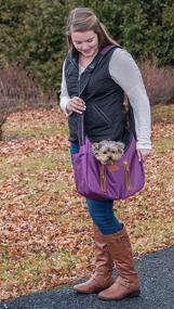 img 1 attached to 👜 Cat & Dog Tote/Sling Carrier with Storage Pocket, Washable Liner, Zippered Top, Mesh Windows, 2 Models, 6 Color Options