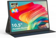 🖥️ em105 portable monitor eyoyo - 10.5" 1920x1280 display, 60hz, built-in speakers, hd logo