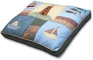 🐾 nautical quilted pet bed by petmate - 40 x 30 dimensions logo