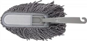 img 2 attached to Efficient Dusting Made Easy With Dri Microfiber Multi-Purpose Cleaning Duster - 2 Pack (Gray)