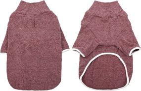 img 3 attached to 🐶 Queenmore Soft Dog Pajamas Sweater Suit for Anxiety Relief – Super Stretch Clothes for Small, Medium, and Large Dogs