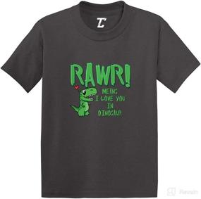 img 2 attached to 🦖 Rawr! Means I Love You in Dinosaur: Infant/Toddler Cotton Jersey T-Shirt - Perfect Gift for Dino-loving Kids!