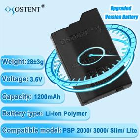 img 3 attached to Upgrade Your Gaming Experience With OSTENT Li-Ion Polymer Battery Pack Replacement For Sony PSP 2000/3000 PSP-S110 Console
