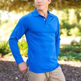img 2 attached to Fitted Breathable Men's Clothing: Perfect Sleeve Shirts - Shirts
