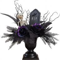 🎃 hanizi 15-inch halloween table centerpieces for indoor decor, halloween tabletop decorations logo