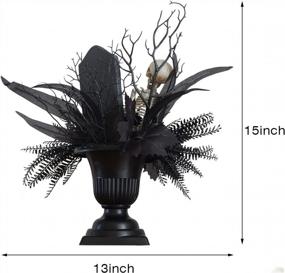 img 1 attached to 🎃 Hanizi 15-Inch Halloween Table Centerpieces for Indoor Decor, Halloween Tabletop Decorations