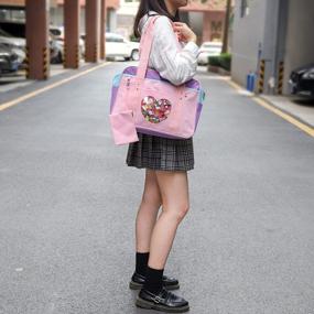 img 2 attached to Get Noticed With The Adorable STEAMEDBUN Kawaii Ita Bag Tote- The Perfect Japanese School Bag!