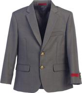 gioberti boys formal blazer jacket: premium 👔 boys' clothing collection at suits & sport coats logo