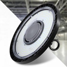 img 4 attached to EHH UFO LED High Bay Light - 150W 21,000Lm - Ultra-Bright Dimmable Solution For Warehouses And Workshops - IP65 Waterproof And Safe Rope Included