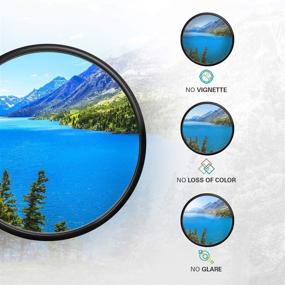 img 1 attached to 📷 Polaroid Optics 46mm 3-Piece Filter Kit Set: Enhance Your Photography with UV, CPL, FLD Filters! Includes Nylon Carry Case – Compatible with All Popular Camera Lens Models