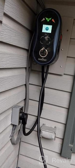 img 1 attached to MUSTART Level 2 EV Charger With 240V, 25Ft Cable, And Adjustable Amps (16/25/32) – Portable Electric Vehicle Charging Station With Delay Function And NEMA 14-50P Plug-In review by David Diaz