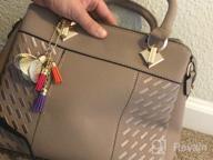 img 1 attached to Stylish Charmore Women'S Handbags: Elegant Satchels, Totes & Shoulder Bags For Every Occasion review by Doug Taylor
