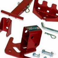 img 1 attached to MoJack Hitch: Versatile Attachment For Residential & ZTR Mowers, ATVs - Supports Up To 60 Lbs. review by John Bones
