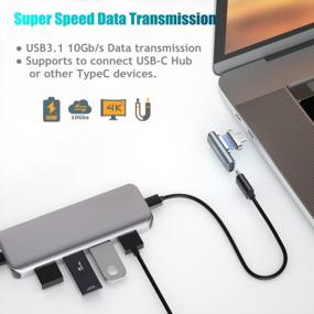 img 2 attached to Sunshot USB C Магнитный адаптер для зарядного устройства 86W Quick Fast Type C Connector Совместимость с MacBook Pro, Mote Z Google Pixel 2/2XL, Samsung S8/N8