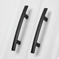 20 pack black cabinet pulls - hdls1003bk kitchen cupboard handles for bathroom, door & dresser drawers logo