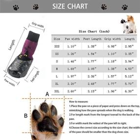 img 3 attached to Riccioofy Protectors Traction Anti Slip Waterproof Dogs , Apparel & Accessories