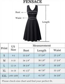 img 1 attached to Women'S Sleeveless Midi Dress Casual Flared Tank FENSACE Dress