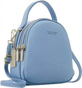 img 4 attached to Stylish Aeeque Mini Backpack Purse: Crossbody Phone Bag, Wallet, and Handbag Clutch for Women