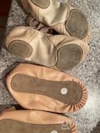 img 1 attached to Full Sole Girls Ballet Dance Shoes with No-Tie Closure for Toddler, Little Kid, Big Kid, and Boy - Perfect for Ballet Slippers review by Tre Boyer