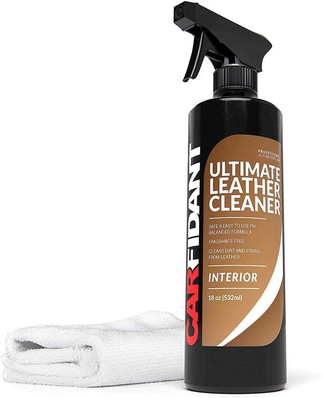 carfidant ultimate leather cleaner microfiber logo