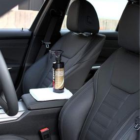 img 1 attached to 🚗 Carfidant Ultimate Leather Cleaner - Complete Cleaning Kit for Leather & Vinyl - Automotive, Interiors, Dashboards, Sofas & Purses - Includes Microfiber Towel! - 18oz Kit