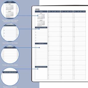 img 1 attached to 2023 Weekly Appointment Book & Planner - Achieve Your Goals & Improve Productivity With 15-Minute Interval Planning