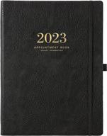 2023 weekly appointment book & planner - achieve your goals & improve productivity with 15-minute interval planning logo