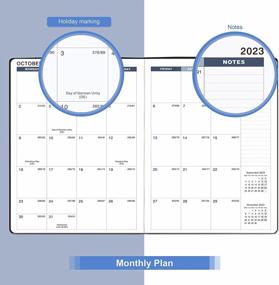 img 3 attached to 2023 Weekly Appointment Book & Planner - Achieve Your Goals & Improve Productivity With 15-Minute Interval Planning