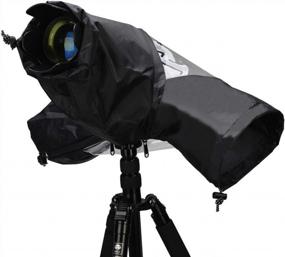 img 4 attached to Профессиональный чехол от дождя CadeN - защитите камеру от дождя с помощью этого водонепроницаемого чехла для цифровых зеркальных и беззеркальных камер