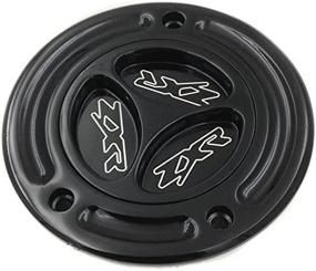 img 1 attached to 🏍️ High-Quality Motorcycle Gas Cap Fuel for Kawasaki ZX 14R Z1000 10R 9R 6R 636 ZZR600 650R ER-6 - Sleek Black Design by SMT-MOTO