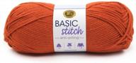 🎃 lion brand yarn company yarn - basic stitch & pumpkin logo