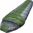 lightweight 3-season mummy sleeping bag for camping and hiking - water repellent, indoor and outdoor use" by bessport logo