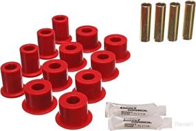 img 1 attached to Enhance Vehicle Performance with Energy Suspension 8.2108R Rear Spring Shackle Bushing