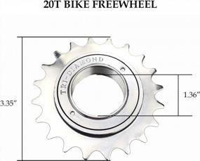img 2 attached to Upgrade Your Single-Speed Bike With ZUKKA'S Flywheel - Choose From 16T, 18T, Or 20T For Smooth Cycling