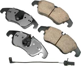 img 1 attached to 🔵 Akebono Grey EUR1322 Front Brake Pad