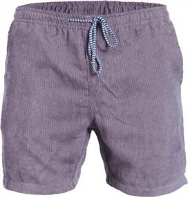 img 4 attached to Comfortable & Casual: Visive'S 16 Inch Corduroy Shorts With Elastic Waist & Drawstring