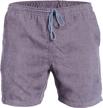 comfortable & casual: visive's 16 inch corduroy shorts with elastic waist & drawstring logo