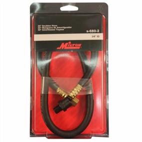 img 1 attached to Milton (S-680-2) 30-Inch 3/8" ID X 1/4" NPT Snubber Air Hose - Full 360 Swivel