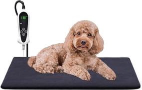 img 4 attached to 🐾 Advanced Adjustable Pet Heating Pad with Timer and Waterproof Design - Ideal for Cats and Dogs