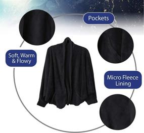 img 2 attached to 35 Below Cuffed Shawl Pockets Women's Accessories