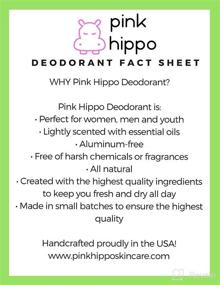 img 3 attached to Aluminum Free Lemongrass Deodorant by Pink Hippo