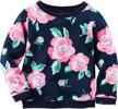 carters baby girls floral top logo