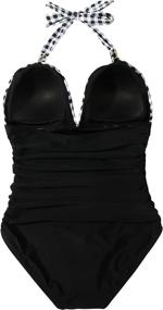 img 2 attached to RXRXCOCO Swimsuits Control Swimwear Bathing Women's Clothing ~ Swimsuits & Cover Ups