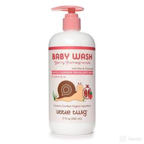 img 4 attached to 🍇 Little Twig Berry Pomegranate Baby Wash - All Natural | 17 Ounce (LTWG-BW1603-06)