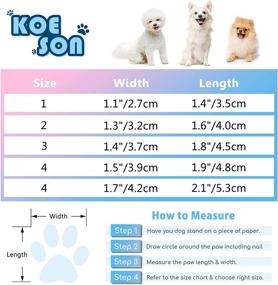 img 1 attached to 🐾 KOESON Small Dog Shoes, Puppy Breathable Dog Boots Anti-Slip Mesh Booties for Doggie with Reflective Zipper, Pet Shoes Year-Round Paw Protector with Adjustable Strap for Outdoor Activities - Pink Size 2