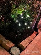 img 1 attached to TONULAX Solar Garden Lights – Solar Starburst Lights With 2 Lighting Modes, Solar Lights Outdoor With Adjustable Branches, Solar Garden Decorative Lights Yard Patio Pathway Decoration (2 Pack) review by Alex Barnes